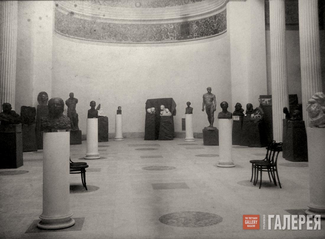Golubkina’s exhibition at the Museum of Fine Arts in 1914-1915