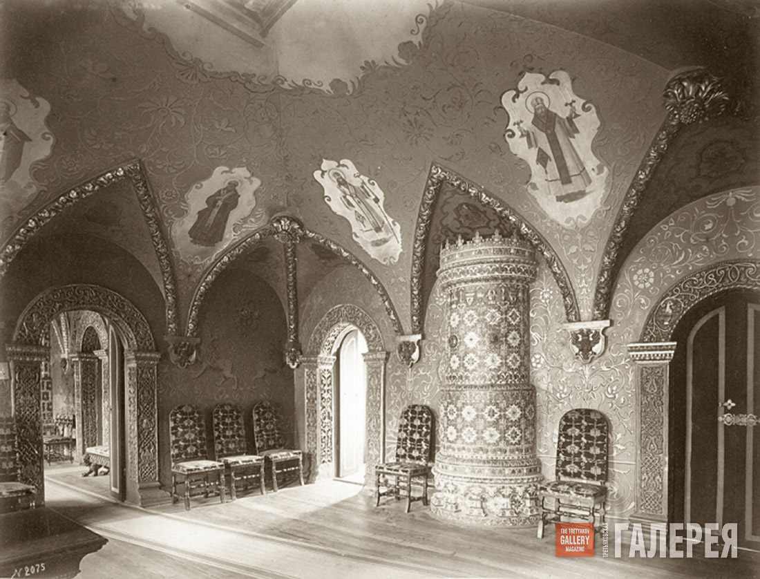 View of a chamber of the Kremlin’s Terem Palace. Photograph from Mikhail Vrubel’