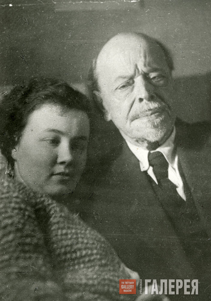 MIKHAIL NESTEROV AND IRINA SHRETER. Moscow, 1939