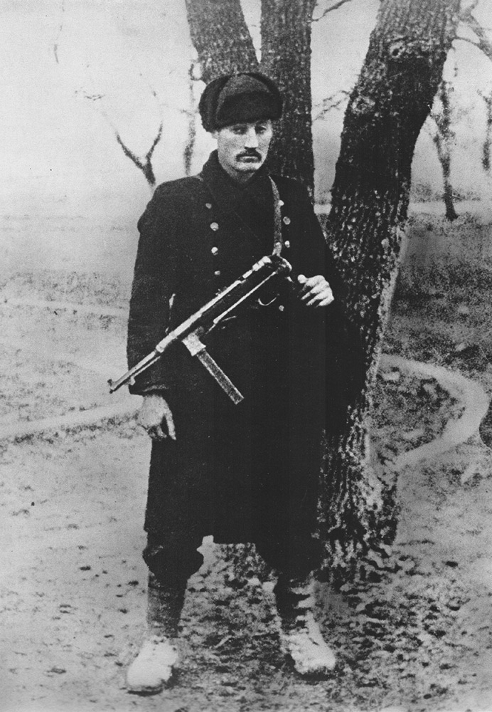 Vladimir Tsigal after landing operations in Malaya Zemlya. 1943