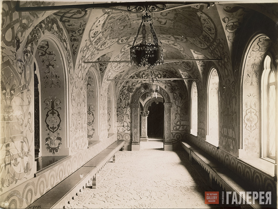 View of a ceremonial corridor in the Kremlin’s Terem Palace Photograph from Mikh