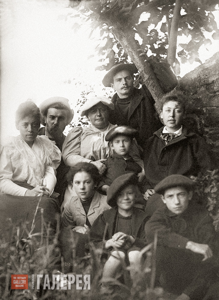 Vera Wulff, George Wulff, Alexandra Golshtein, Leon Weber, Maria Yakunchikova-We