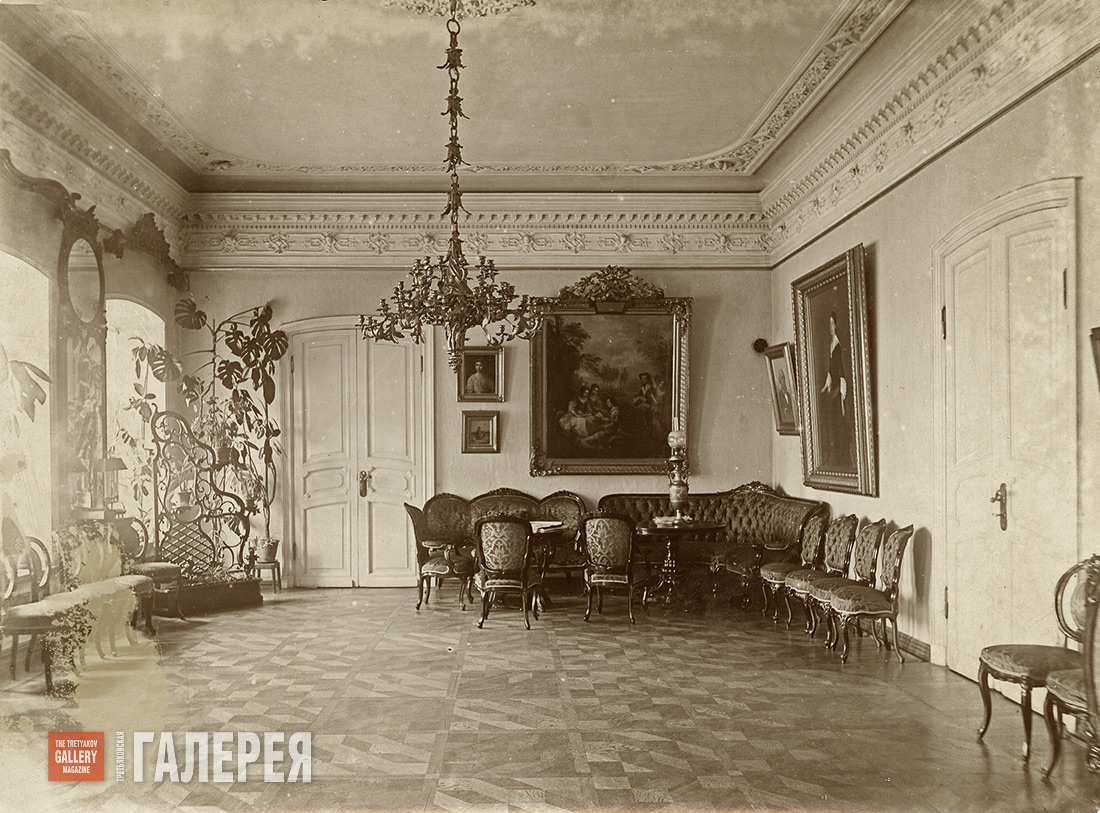 Interior of the Yakunchikov House in Sredny Kislovsky Pereulok, Moscow