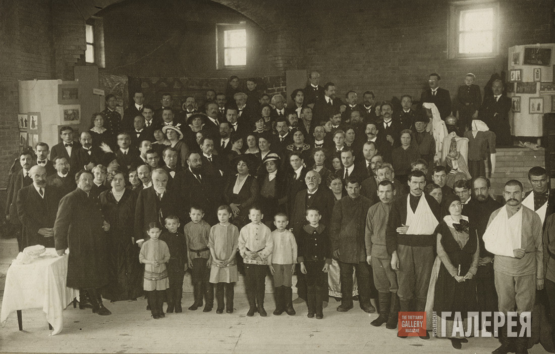 At the opening of the Polenov House, December 29 1915