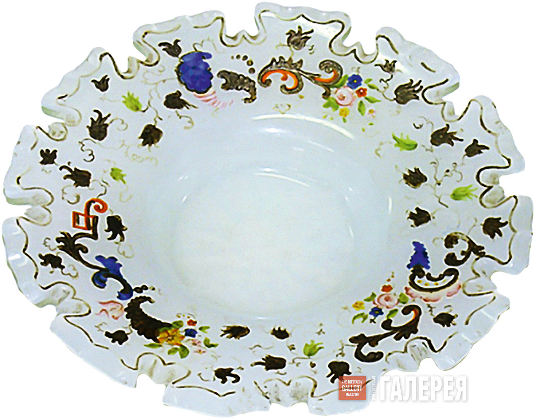 Small plate belonging to Mikhail Lermontov. First half of the 19th century