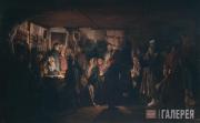 Maximov Vasily. A Sorcerer Arrives at a Peasant Wedding. 1875 Maximov Vasily. A Sorcerer Arrives at a Peasant Wedding. 1875