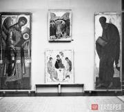 The “Rublev” wall at the Berlin exhibition: “Archangel Michael” (at the first st