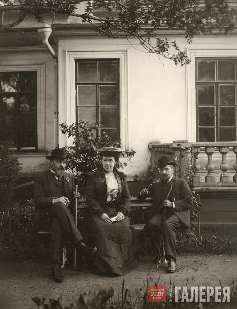 И.С.Остроухов,  А.П.Боткина и  В.А.Серов. 1900-е