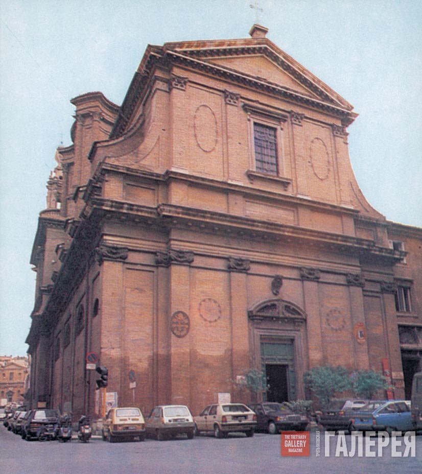 Rome. Church of St Andrea delle Fratte where Orest Kiprensky is buried
