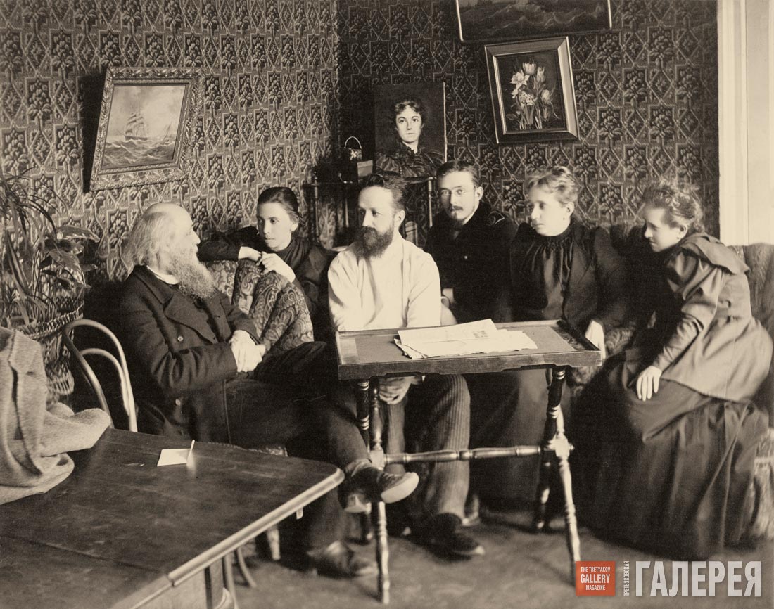 Nikolai Ge among his acquaintances.