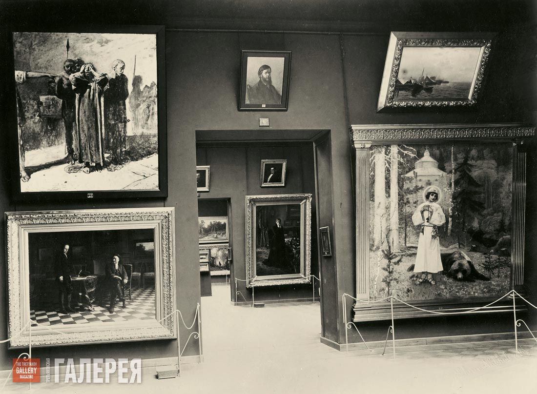 Nikolai Ge exhibition hall in the Tretyakov Gallery. 1902