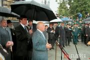 На открытии памятнику императору Александру II