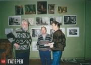 Андрей Владимирович Васнецов, Анатолий Матвеевич Бугаков (имя третьего неизвестно) на кафедре рисунка, живописи и композиции в Московском государственном полиграфическом институте Андрей Владимирович Васнецов, Анатолий Матвеевич Бугаков