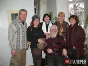 Андрей Владимирович Васнецов на своей персональной выставке в Московском государственном университете печати имени Ивана Федорова со своими выпускниками 1980 года Андрей Владимирович Васнецов на своей персональной выставке