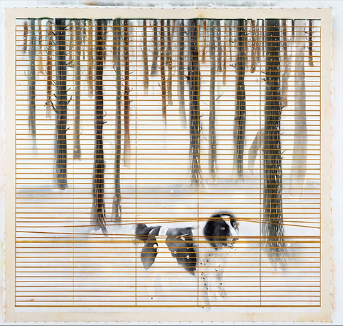 «Кто-то почуял запах кардамона», 2019, холст, аэрозольная краска, 295 × 308 cm. Коллекция Музея МО / © MO muziejus