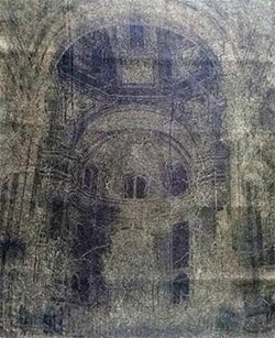 Светлана Ланшакова. Фрагмент офорта «Зальцбургский собор»