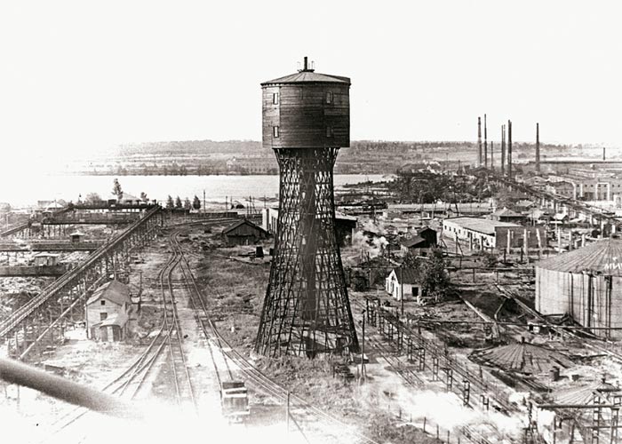 Водонапорная башня системы инженера В. Г. Шухова в Выксе.