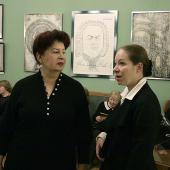 Открытие выставки графических работ Светланы Ланшаковой и Аллы Бединой "АРХИТЕКТОНИКА БАХА" в Институте искусствознания