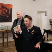 Фоторепортаж с выставки «Письмо с фронта» и с презентации юбилейного номера журнала «70-летию Великой Победы посвящается!» и приложения - специального выпуска журнала «Искусство буддизма» в Доме-музее Марины Цветаевой
